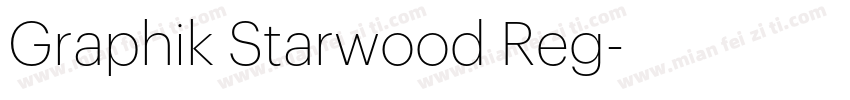 Graphik Starwood Reg字体转换